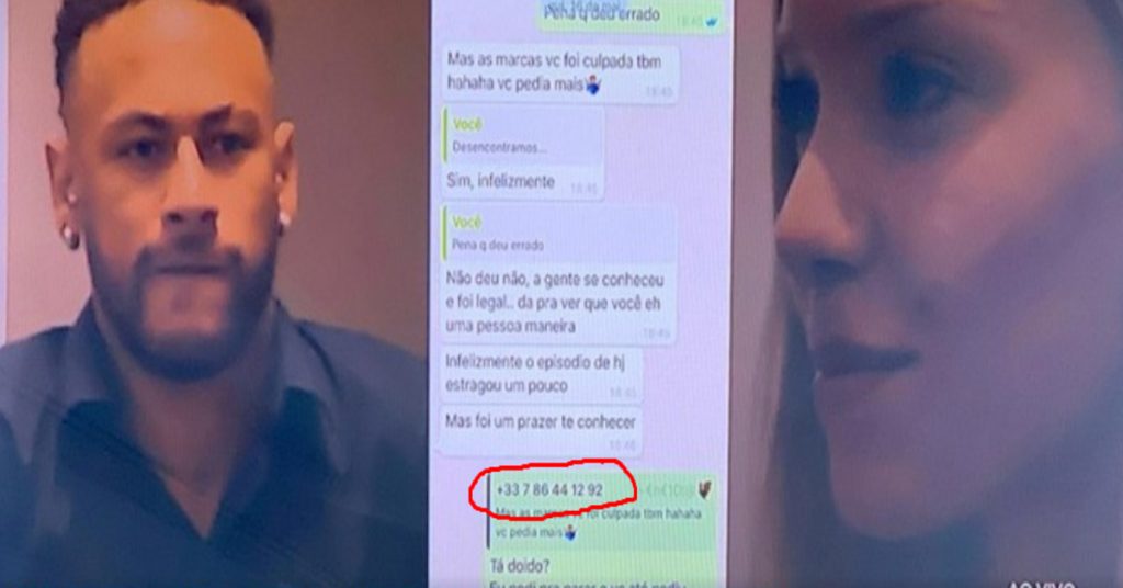 Rede Record exibe número do celular